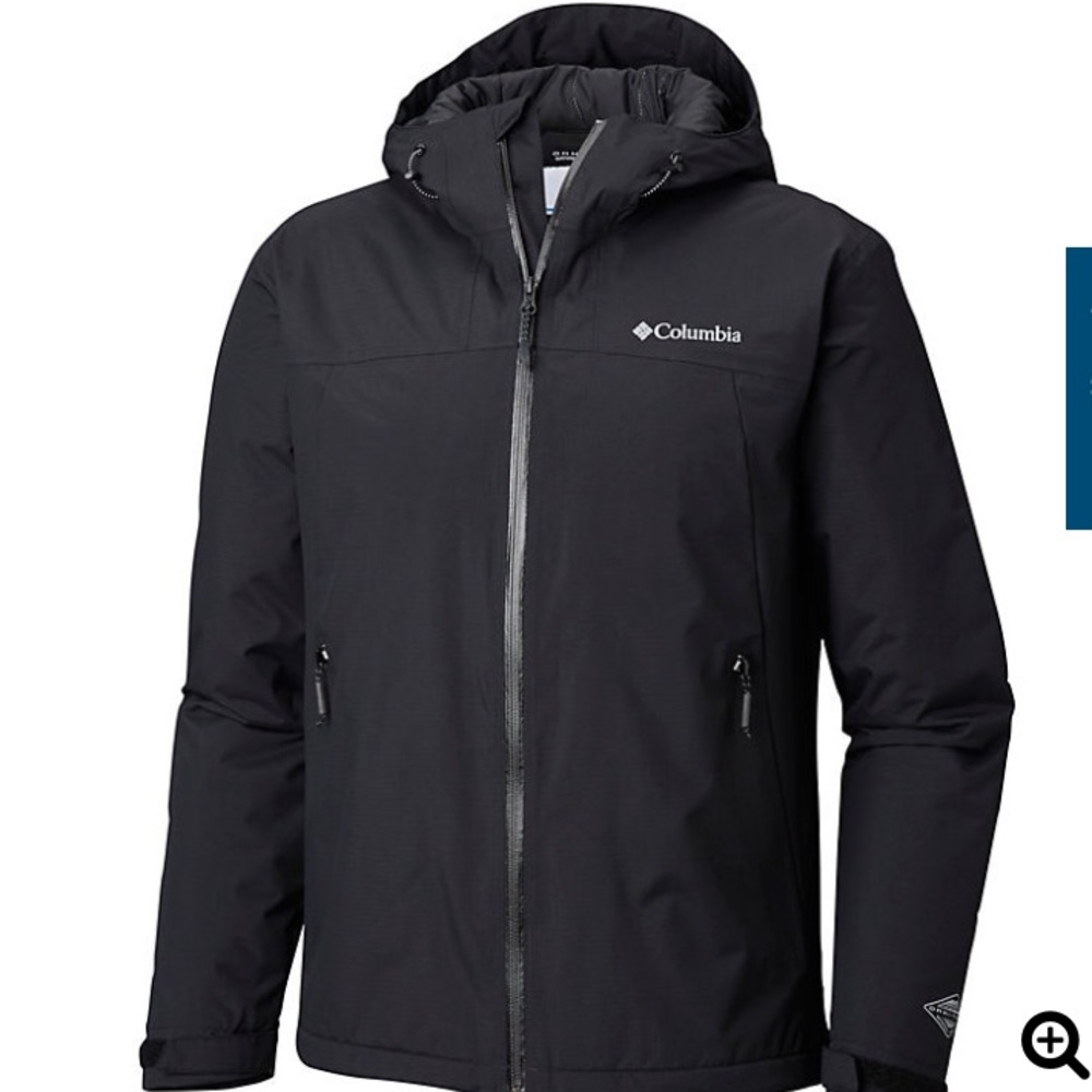 Black Columbia Insulated Thermal Men’s Jacket